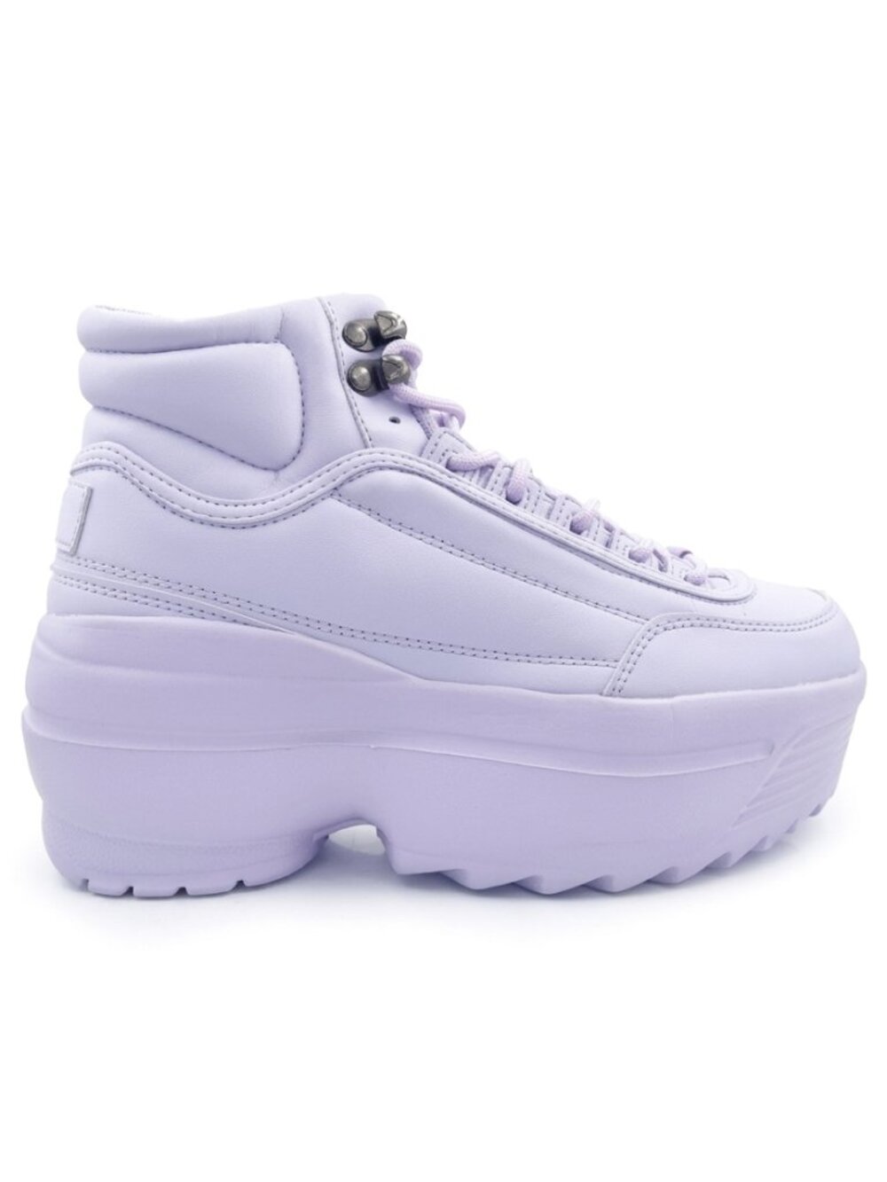 NEW BERNESS MACY 01 Lavender Platform Sneakers